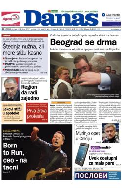 Danas - broj 5727, 4. jun 2013.