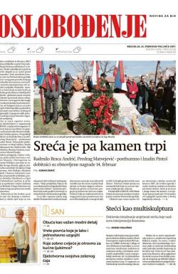 Oslobođenje - broj 25222, 12. feb 2017.