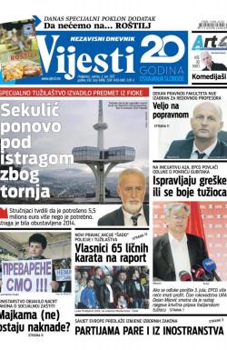 Vijesti - broj 6896, 3. jun 2017.