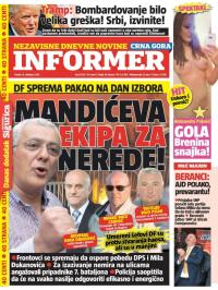 Informer CG - broj 1359, 14. okt 2016.