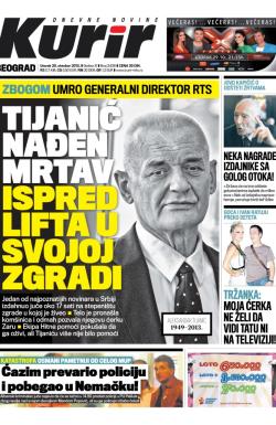 Kurir - broj 3626, 29. okt 2013.