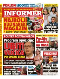 Informer - broj 1628, 31. avg 2017.
