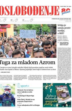 Oslobođenje - broj 27310, 29. maj 2023.
