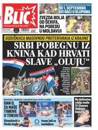 Blic - broj 8776, 4. avg 2021.