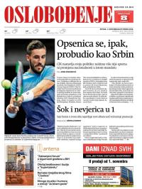 Oslobođenje - broj 25839, 2. nov 2018.