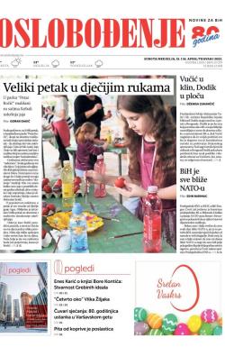 Oslobođenje - broj 27275, 15. apr 2023.