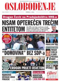 Oslobođenje - broj 24.182, 1. apr 2014.