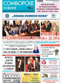 Somborske novine - broj 3122, 25. apr 2014.