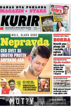 Kurir - broj 2358, 8. sep 2020.