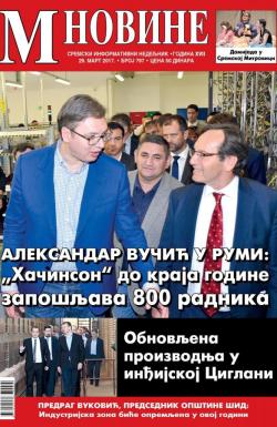 M Novine, Sr. Mitrovica - broj 797, 29. mar 2017.
