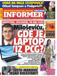 Informer CG - broj 1296, 2. avg 2016.