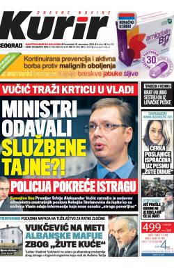 Kurir - broj 312, 15. dec 2014.