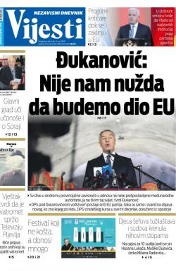 Vijesti - broj 7249, 14. jun 2018.