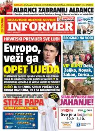 Informer - broj 1038, 29. sep 2015.