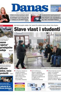 Danas - broj 10082, 1. dec 2025.