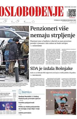 Oslobođenje - broj 28098, 23. dec 2025.