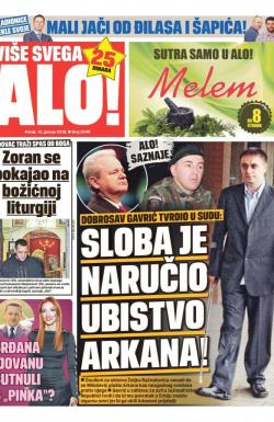 Alo - broj 3549, 12. jan 2018.