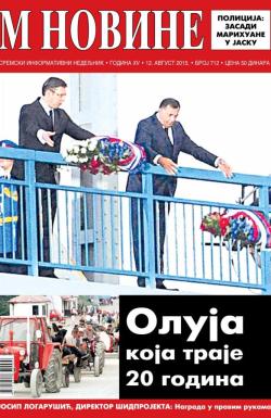 M Novine, Sr. Mitrovica - broj 712, 12. avg 2015.