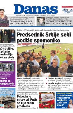 Danas - broj 9391, 28. avg 2023.
