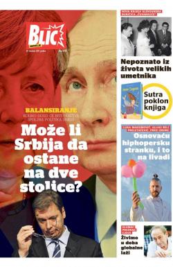 Blic - broj 7439, 29. okt 2017.