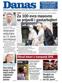Danas - broj 8275, 26. maj 2020.