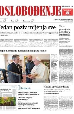Oslobođenje - broj 26893, 18. jan 2022.