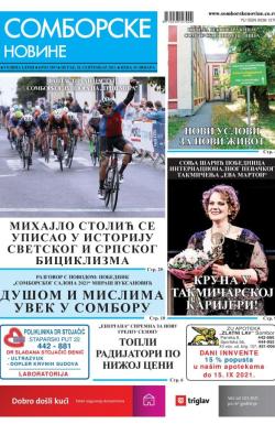 Somborske novine - broj 3507, 10. sep 2021.