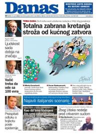 Danas - broj 8220, 1. apr 2020.