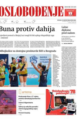 Oslobođenje - broj 26772, 27. avg 2021.