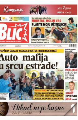 Blic - broj 6715, 23. okt 2015.