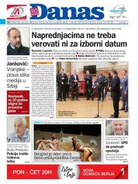 Danas - broj 7302, 26. sep 2017.