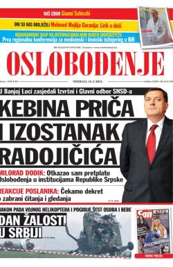 Oslobođenje - broj 24.530, 15. mar 2015.