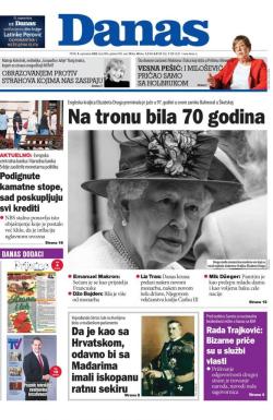 Danas - broj 9096, 9. sep 2022.