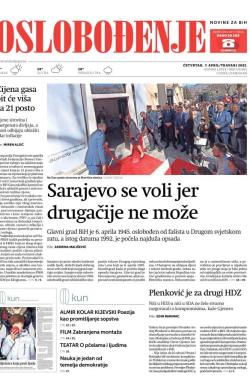 Oslobođenje - broj 26960, 7. apr 2022.