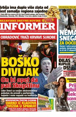 Informer - broj 2324, 9. dec 2019.