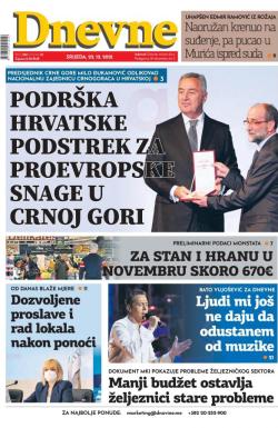 Dnevne novine - broj 3182, 22. dec 2021.