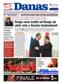 Danas - broj 6472, 19. jun 2015.