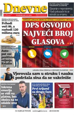 Dnevne novine - broj 3168, 6. dec 2021.