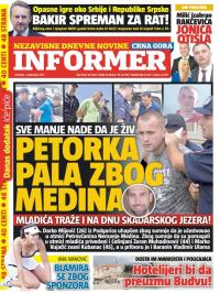 Informer CG - broj 1322, 1. sep 2016.