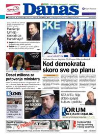 Danas - broj 5537, 26. nov 2012.