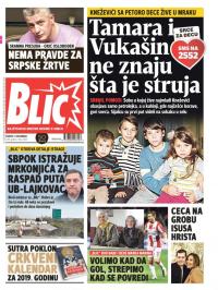 Blic - broj 7830, 1. dec 2018.