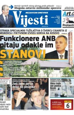 Vijesti - broj 6315, 24. okt 2015.