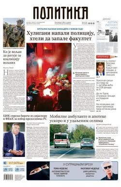 Politika - broj 40142, 6. sep 2025.