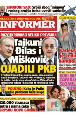 Informer - broj 1740, 12. jan 2018.