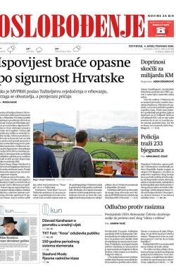 Oslobođenje - broj 25988, 4. apr 2019.