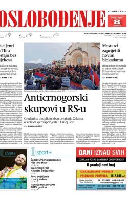 Oslobođenje - broj 26254, 30. dec 2019.