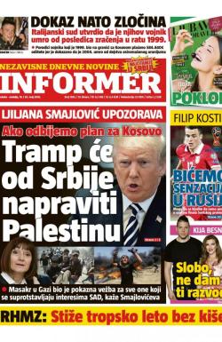 Informer - broj 1845, 19. maj 2018.