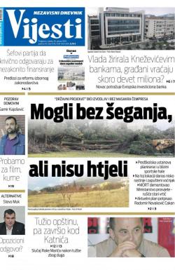 Vijesti - broj 7476, 30. jan 2019.