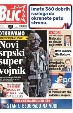 Blic - broj 7221, 22. mar 2017.