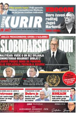 Kurir - broj 3444, 23. sep 2023.